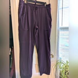 Eddie Bauer Pull-On Fleece-Lined Pants  Blackberry